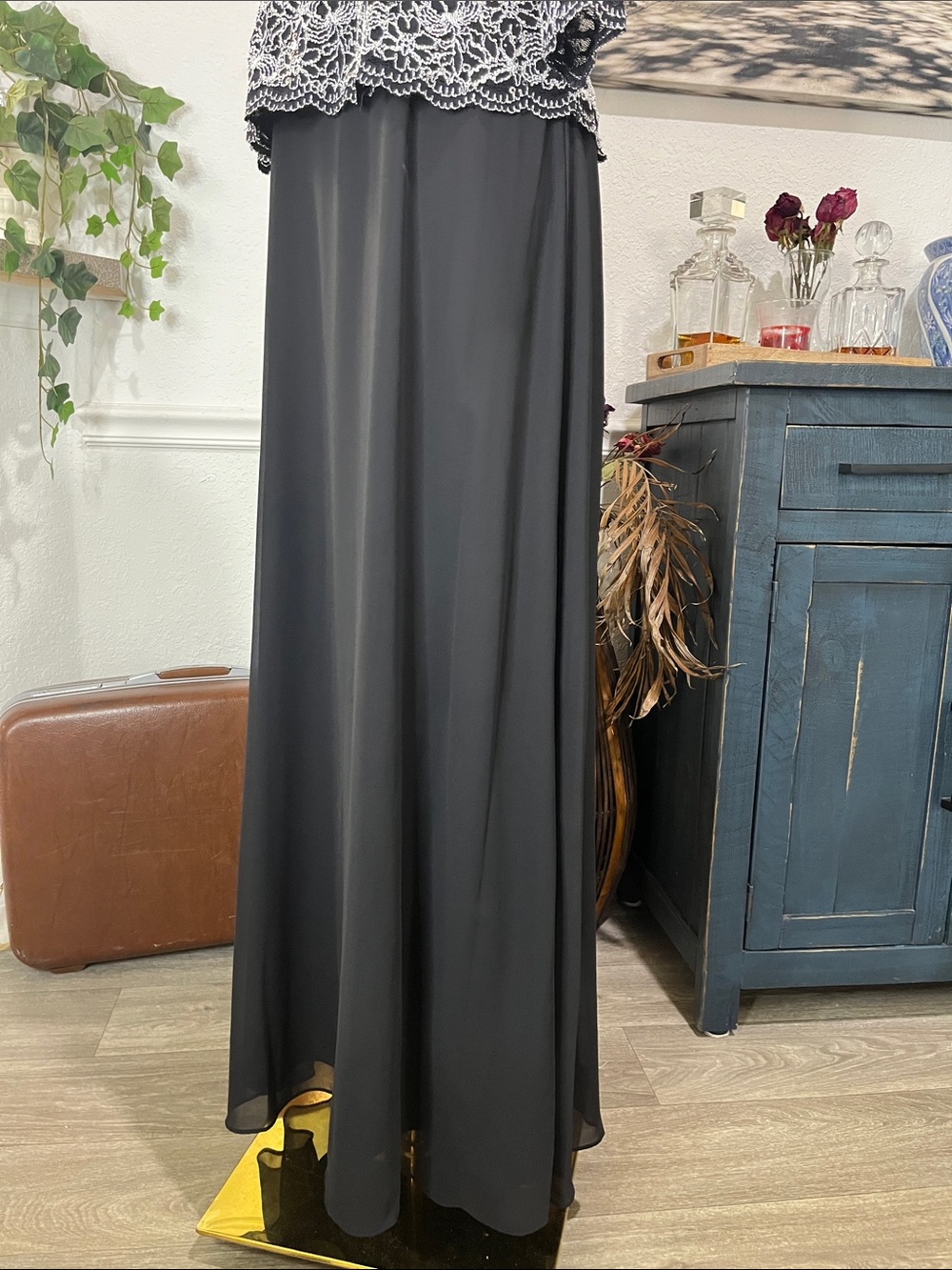 Alex Evenings Black Evening Dress size 10 - Picture 11 of 17